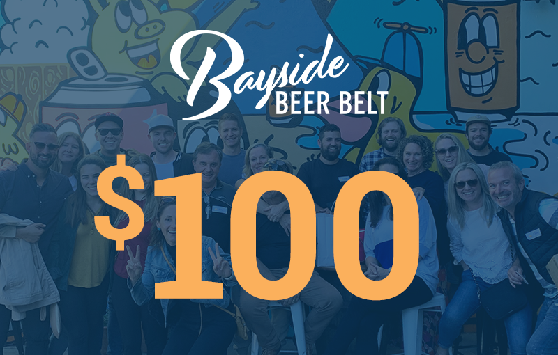 Bayside Beer Belt Gift voucher $100