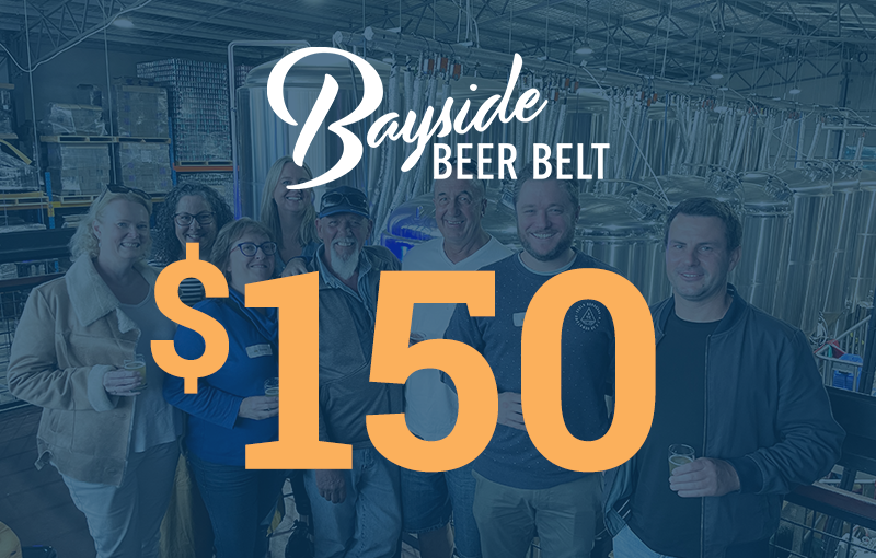 Bayside Beer Belt Gift voucher $150