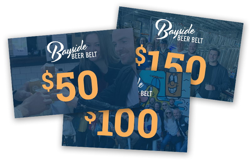 Bayside Beer Belt Gift Vouchers